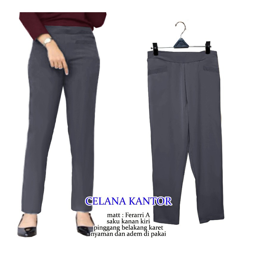 MARLXLXXLCELANA KANTOR WANITA,Celana Panjang Kantor Wanita Model Terbaru,Termurah & Terlaris