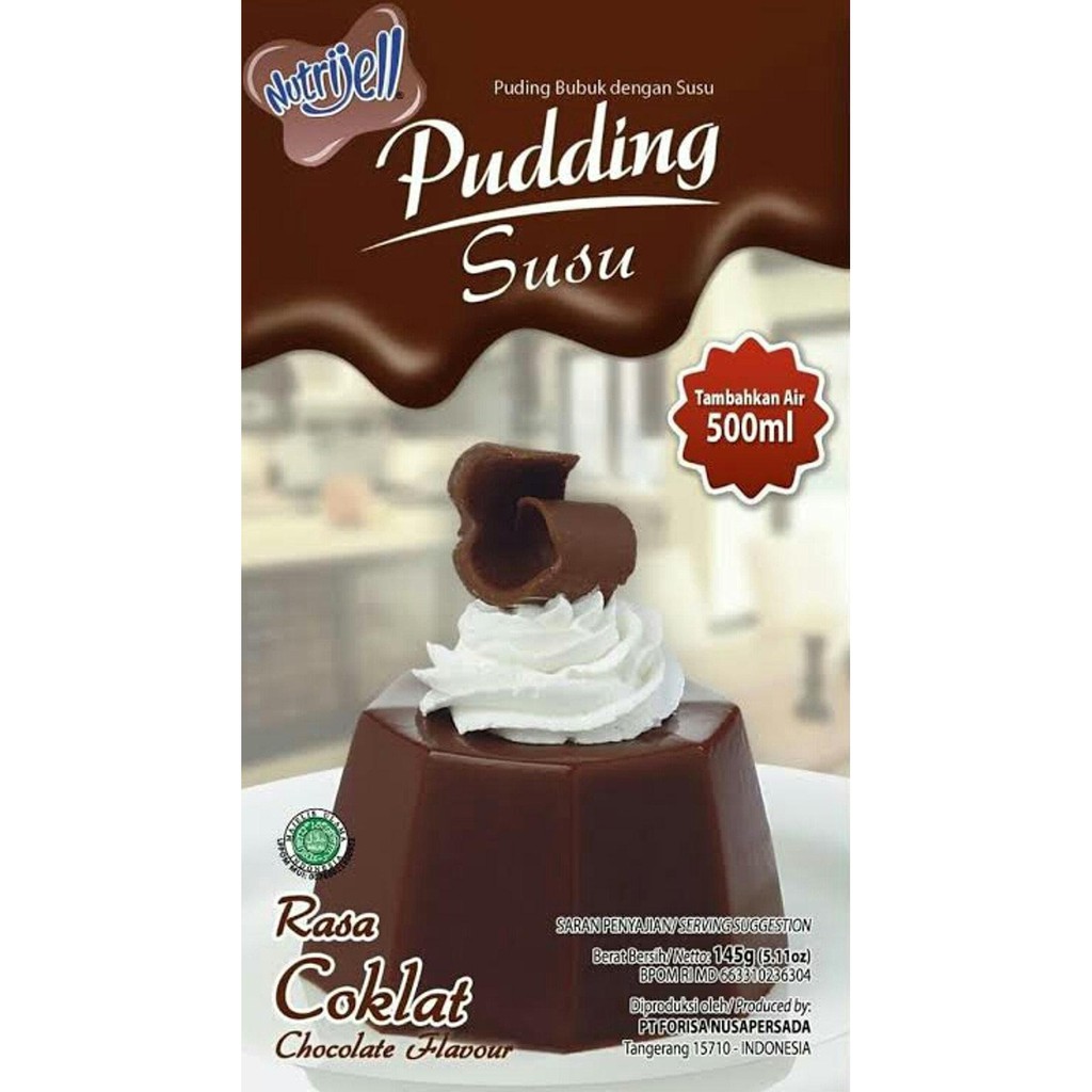 Jual Nutrijell Nutrijel Puding Susu Rasa Coklat 170 Gr Murah | Shopee Indonesia
