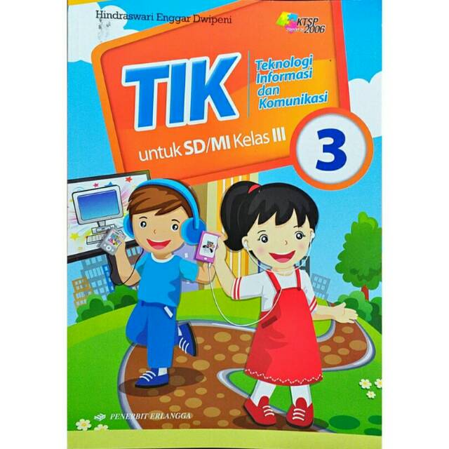 Buku komputer TIK Erlangga SD Kelas 123456 Shopee Indonesia