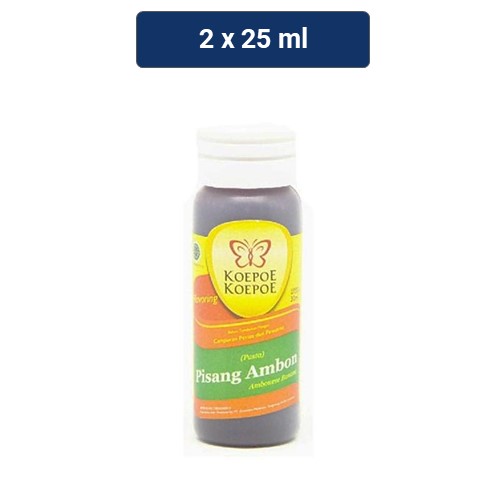 Koepoe Koepoe Aroma Pasta Pisang Ambon 25ml x 2 Shopee Indonesia