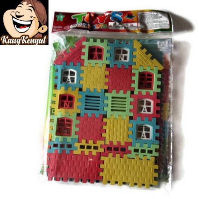Jual Mainan Edukasi Block/Brick/Bongkar Pasang Rumah Rumahan Termurah | Shopee Indonesia