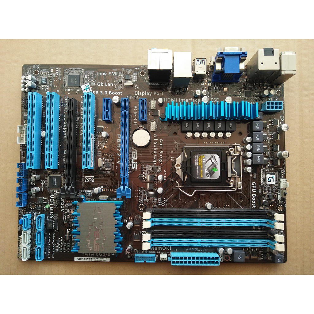 Mobo Mainboard Motherboard Gaming ASUS P8H77V LGA 1155 B75 H61 H77 P67