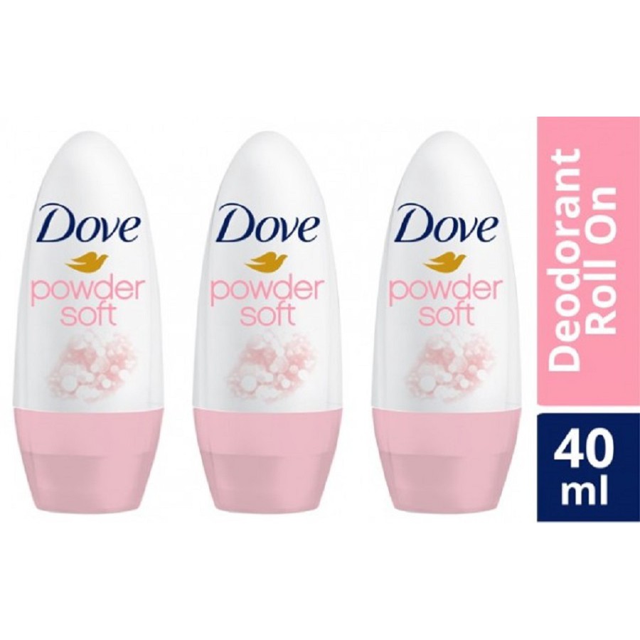 Jual Dove Roll On Deodorant Powder Soft 40Ml Multi Pack Shopee Indonesia
