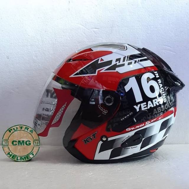 Jual HELM KYT GALAXY MOTIF MOTEGI GP RACE CIRCUIT Shopee Indonesia