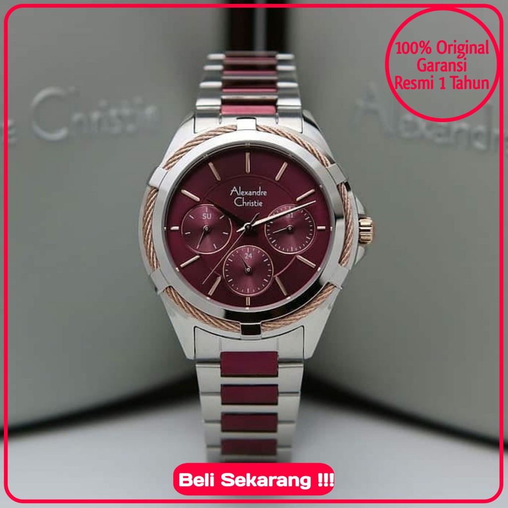 BRANDED / Alexandre christie 2841 original / jam tangan
