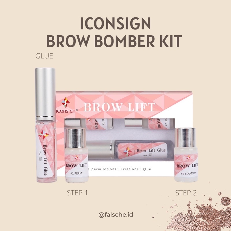 Jual ICONSIGN BROW BOMBER BROW LIFT LAMINATION KIT TAHAN 1 BULAN Shopee Indonesia