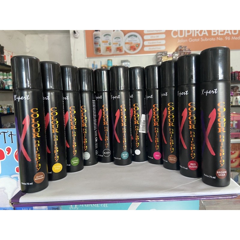 Jual xpert hair color spray xpert pewarna rambut spray x pert