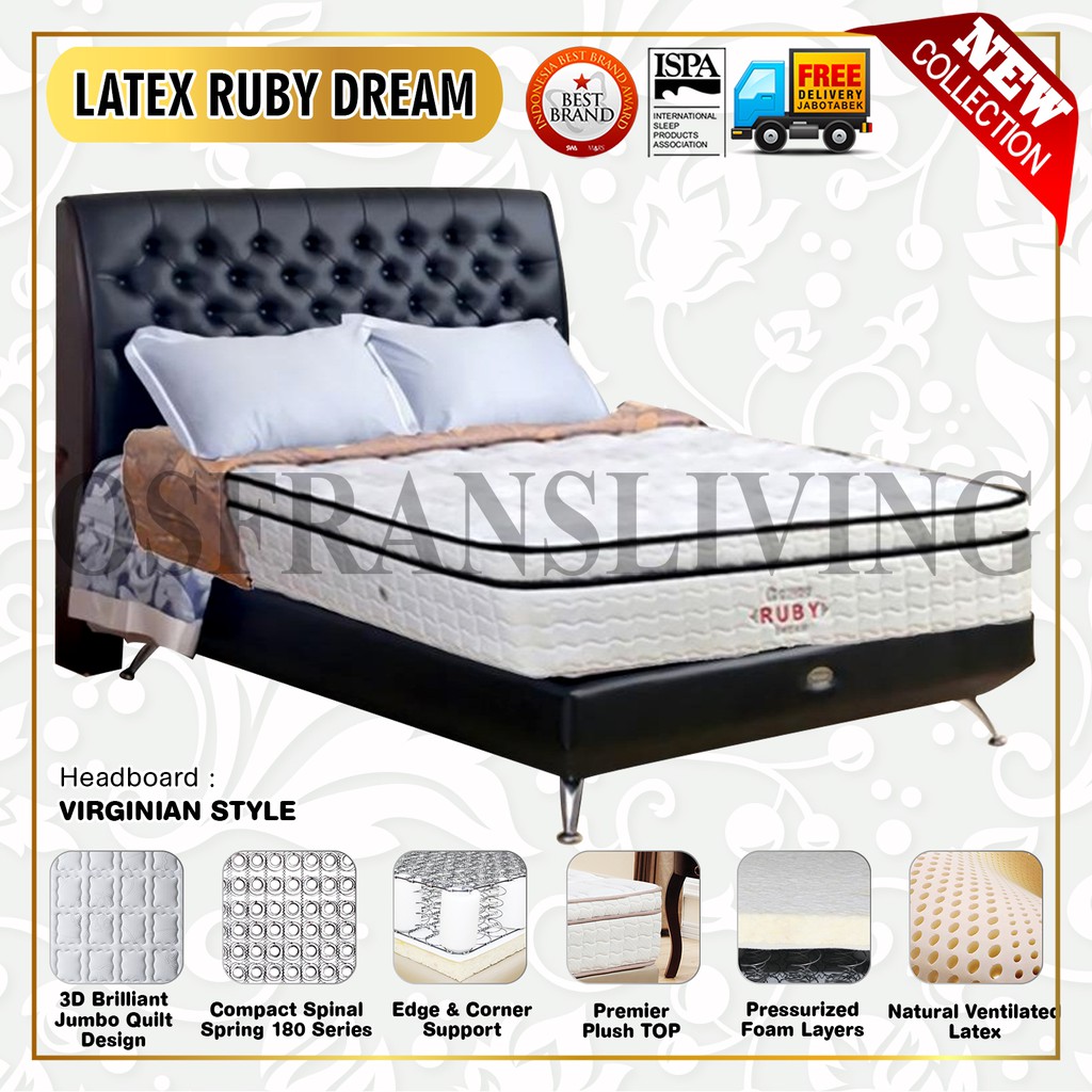 Guhdo Springbed Latex Ruby Dream Hanya Kasur / Mattress Shopee