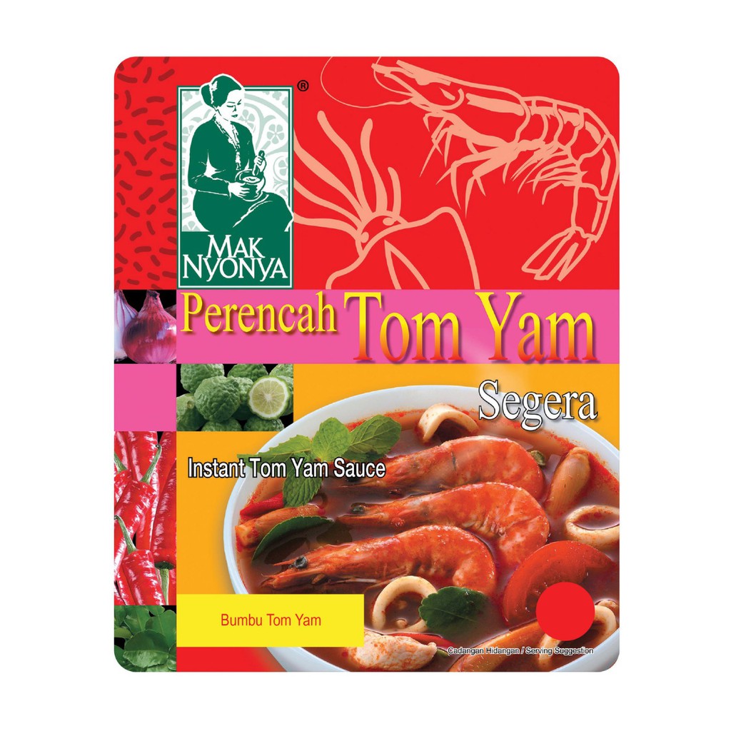 Bumbu Mak Nyonya Tom Yam 100 gr Tom Yam Sauce Shopee Indonesia