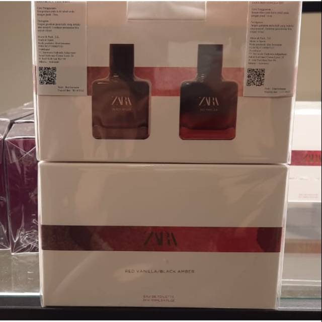 Parfum Zara Red Vanila & Black Amber Pekatan Murah