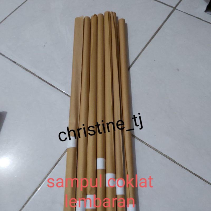 Jual Sampul Coklat Besar ( Harga 1 Lembar ) | Shopee Indonesia