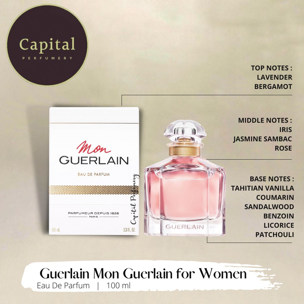 Jual Guerlain Mon W Edp 100 Ml | Shopee Indonesia