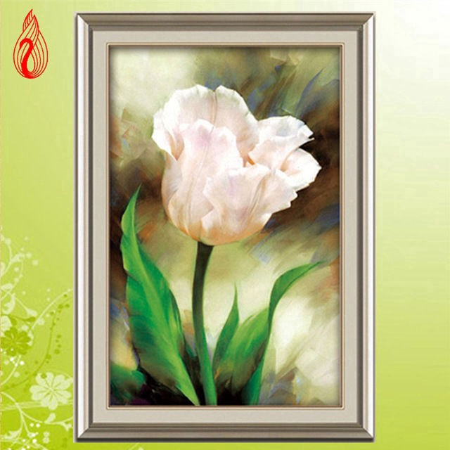 Paling Populer 16+ Lukisan Bunga Tulip Simple Gambar Bunga Indah