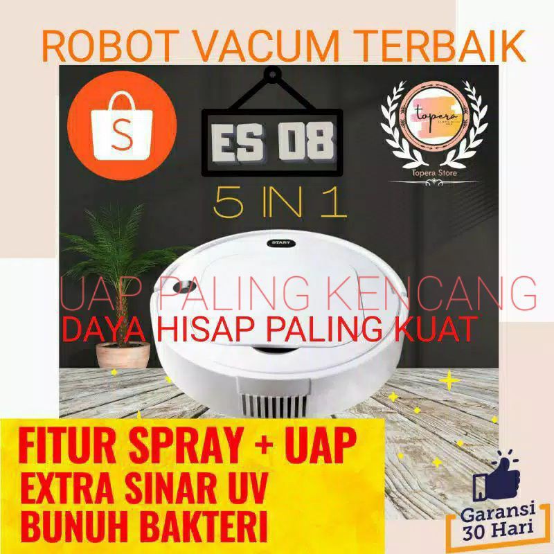 Jual BERGARANSI Jallen Gabor Robot Vacum Cleaner Dan Pel Vacuum Sapu