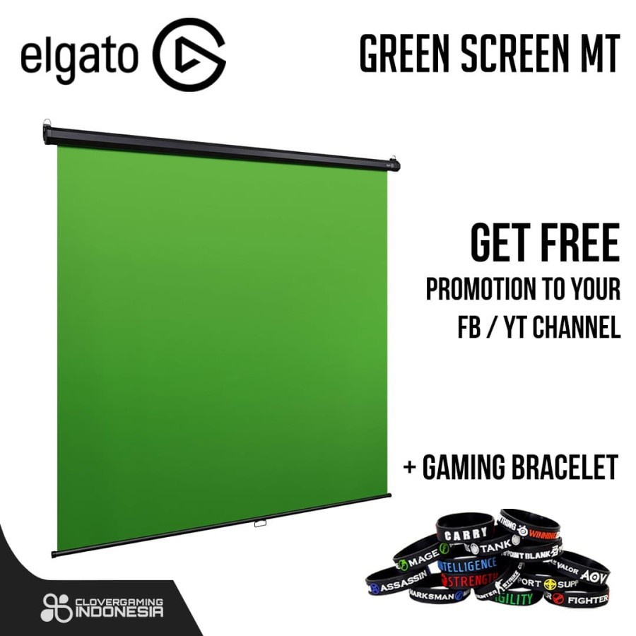 Jual Elgato Green Screen MT Mountable Chroma Key Panel for Background