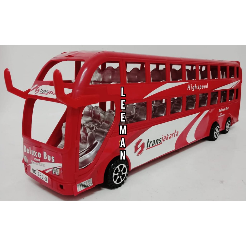 Jual Mainan Bus Transjakarta Tingkat - Mainan Bis Tingkat Tayo | Shopee Indonesia