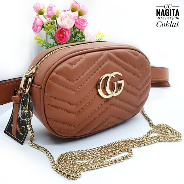 Tas Sabuk Gucci Nagita 3 in 1 Shopee USA