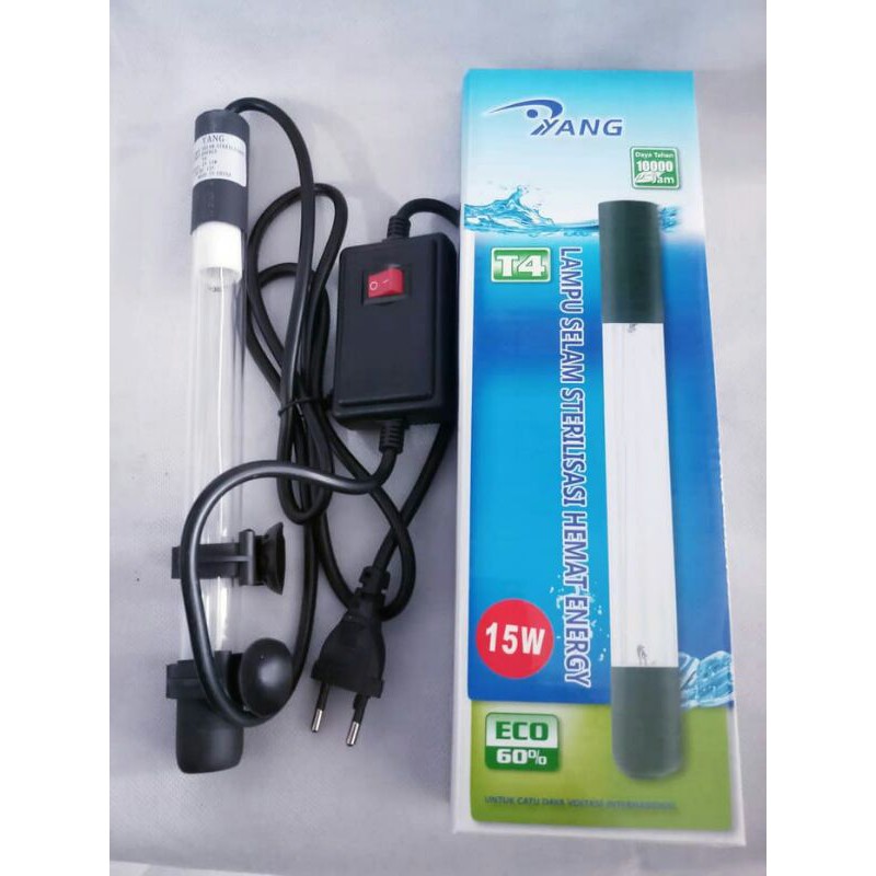 Jual lampu UV yang 15 watt lampu anti lumut aquarium dan kolam ikan Shopee Indonesia