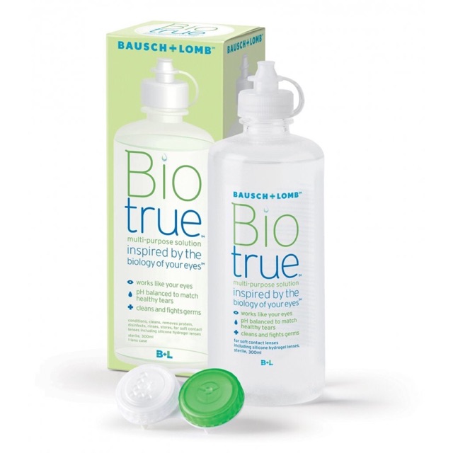 BIO TRUE LENS SOLUTION 300ML CAIRAN UNTUK CUCI DAN