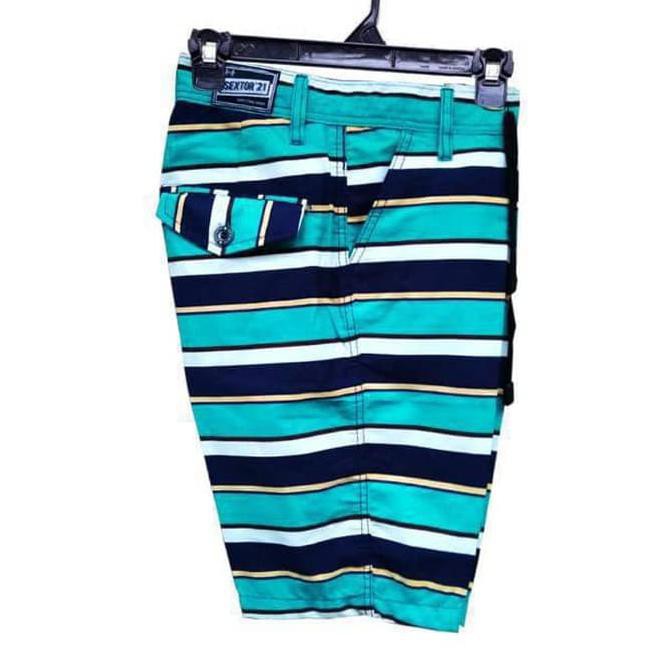 Celana Chino Salur Pendek Pria Sextors Surfing Kain Katun Printing Mot Blackpinkstore22 Shopee