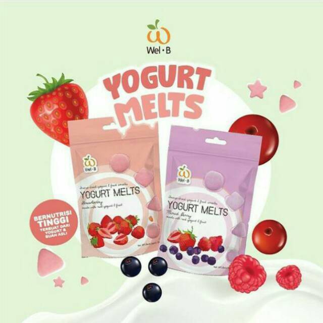 Jual Wel.B Yogurt Melts 20gr / yoghurt melt / welb yoghurt melt / Well