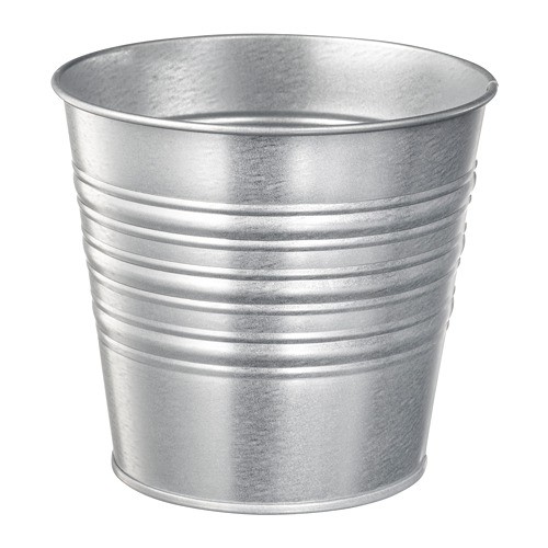 zink kruka Jual Socker* - Pot / Vas / Vase Tanaman Dalam/Luar Ruang, Galvanis Uk. 12 Cm Indonesia|Shopee Indonesia