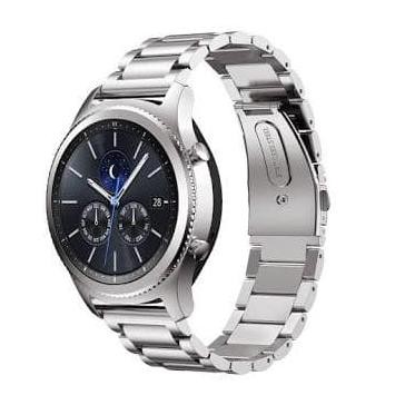 Jual Terbaru 3 Pointer Metal Strap Band Samsung Gear S3 Asus Zenwatch Amazfit 22Mm Indonesia|Shopee Indonesia