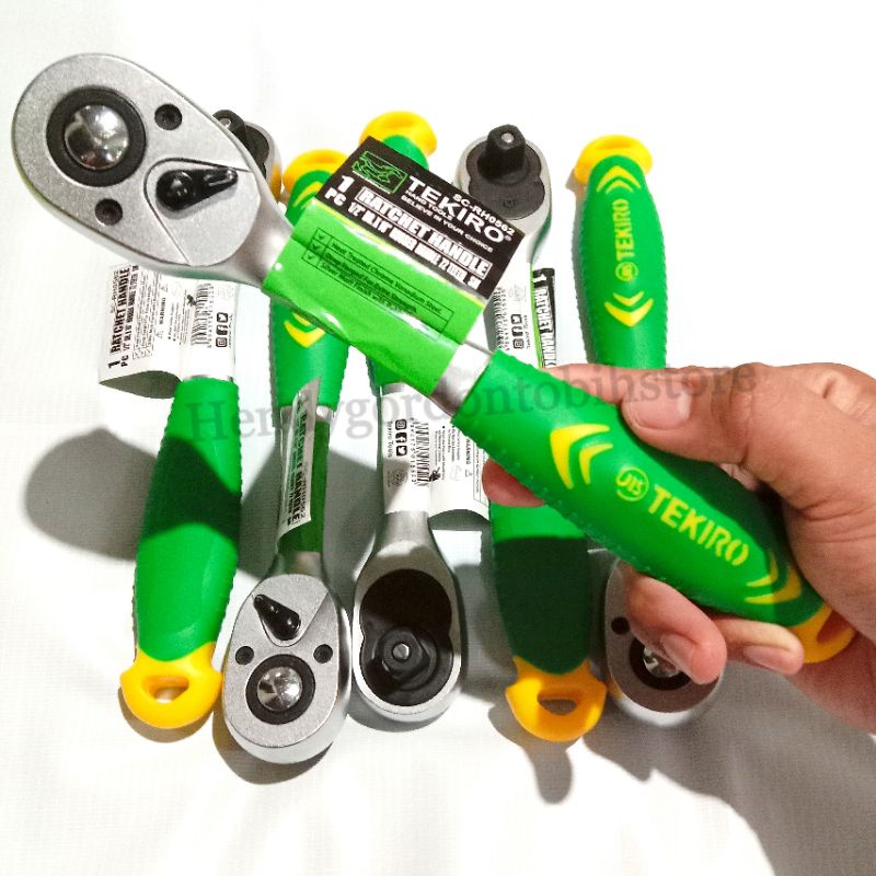 Jual TEKIRO Ratchet Handle Gagang Karet 1/2" x 10" gagang sock / Gagang