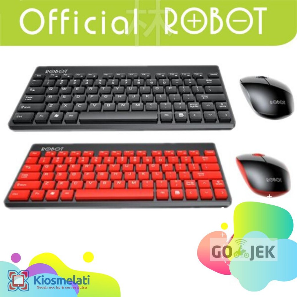 Jual Robot Paket Keyboard Mouse Km3000-Mouse Wireless-Wireless Keyboard And Mouse-Keyboard Dan Mouse | Shopee Indonesia