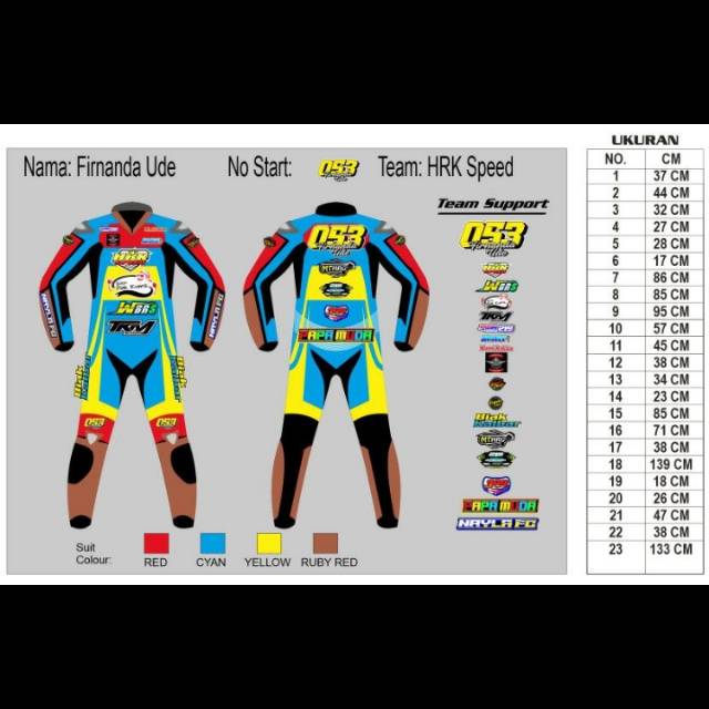 Jual Wearpack Baju Balap Custom Design Bebas. | Shopee Indonesia