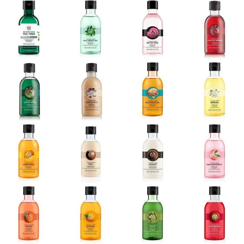 Jual THE BODY SHOP Shower Gel All Varian 250ml (ORIGINAL) Shopee Indonesia