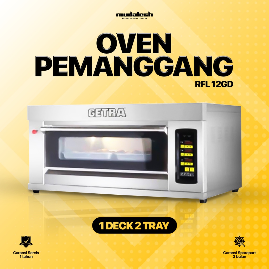 Jual Gas Baking Oven Getra RFL12GD 1 Deck 2 Tray Getra RFL 12GD