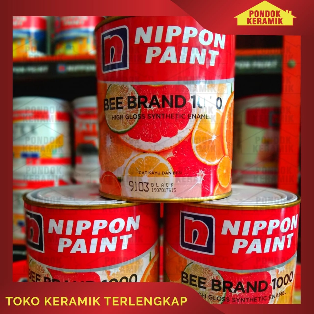 Jual Cat Kayu dan Besi Nippon Paint Bee Brand 1000 0.9 Ltr Shopee