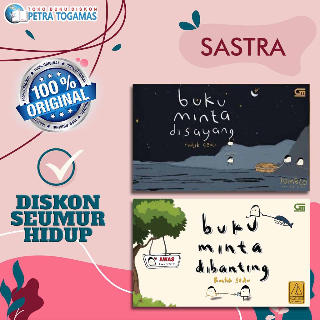 MINTA DI SAYANG / MINTA DISAYANG / BUKU MINTA DIBANTING by