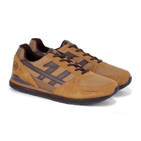 Jual Sepatu Sneakers Pria - Sepatu Kets Pria - Sepatu Sport Pria - Kets Coklat - H 5144 | Shopee Indonesia