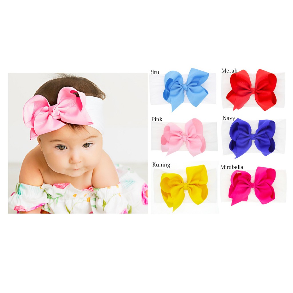 Bando Bayi / Bandana Bayi / Headband Bayi Cantik Shopee