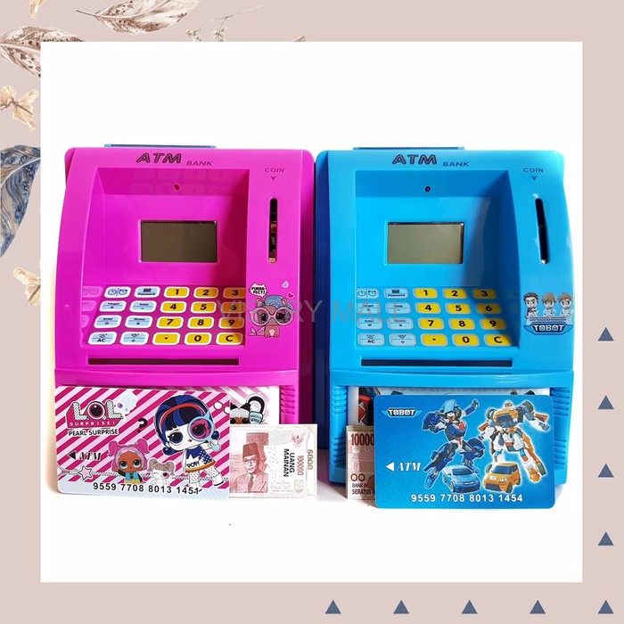 Jual Termurah Mainan Grosir Mainan Anak Celengan Atm Mainan Atm Mini Atm | Shopee Indonesia