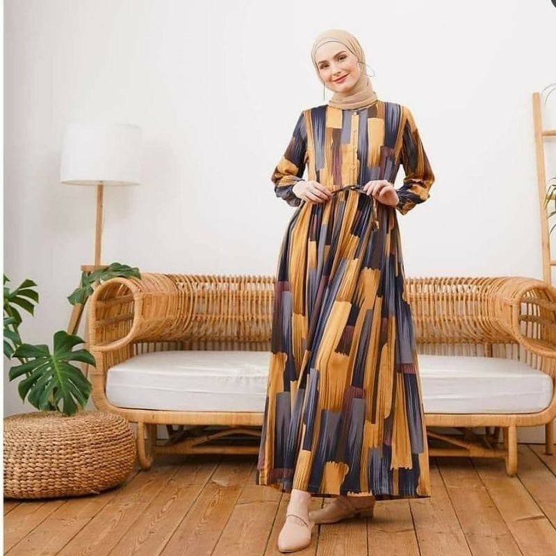 promo gamis olivia maxi dress by MA Shopee Indonesia