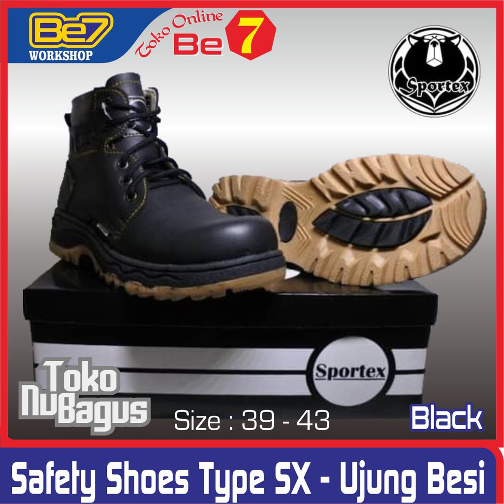Jual SportexSafety shoesType SXUjung Depan BesiSafety Shoes