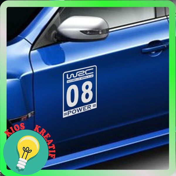 Jual Terlaris Sticker Wrc Sticker Racing Nomor Balap Sticker Mobil Custom Angka | Shopee Indonesia