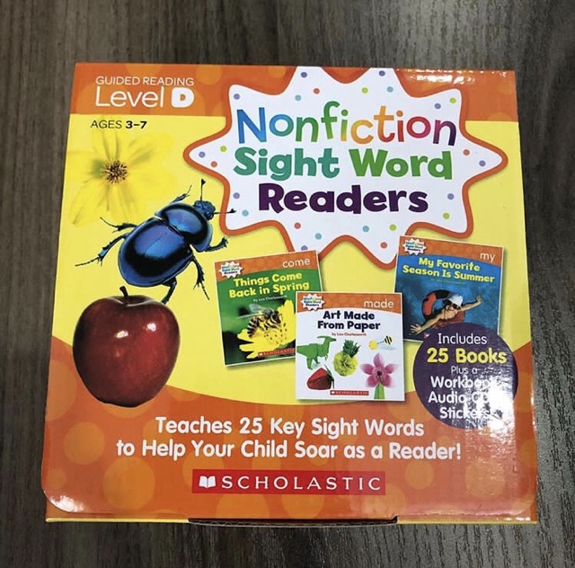 Non-Fiction Sight Word Readers Level D - With Audio Cd | Shopee Indonesia