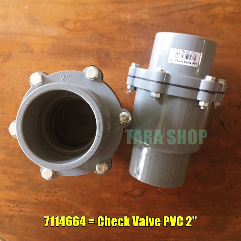 Jual CHECK VALVE 2 INCH PVC KDJ 7114664 Shopee Indonesia