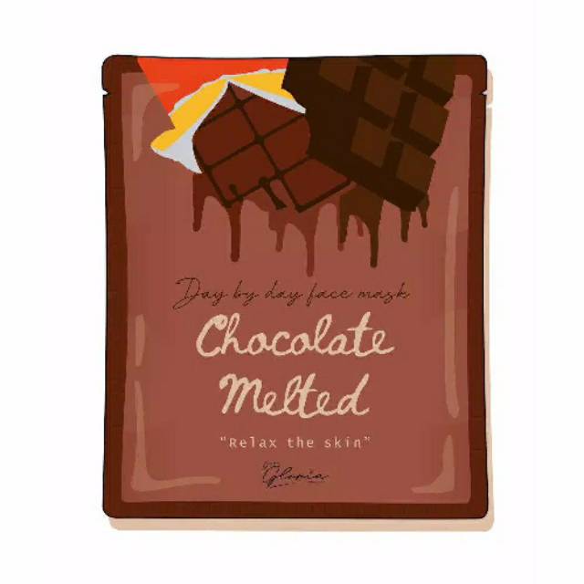 Jual [New Pack] Chocolate Melted Beauty Mask Masker Cokelat Coklat Kulit Kering Relaksasi Masker Nutrisi | Shopee Indonesia