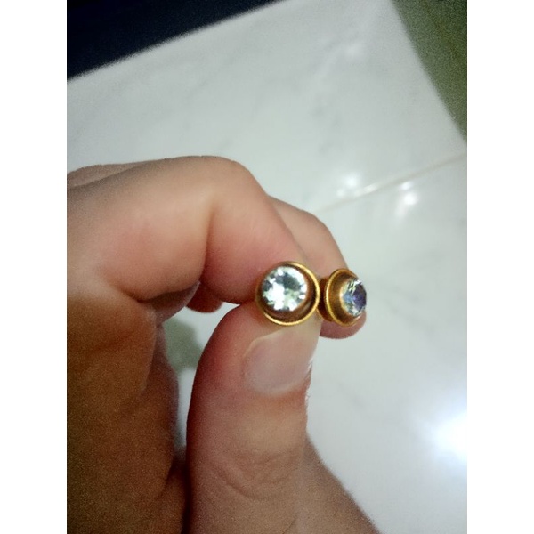 Jual SEPASANG GIWANG EMAS PERMATA PENINGGALAN LELUHUR/BARANG ANTIK  Indonesia|Shopee Indonesia