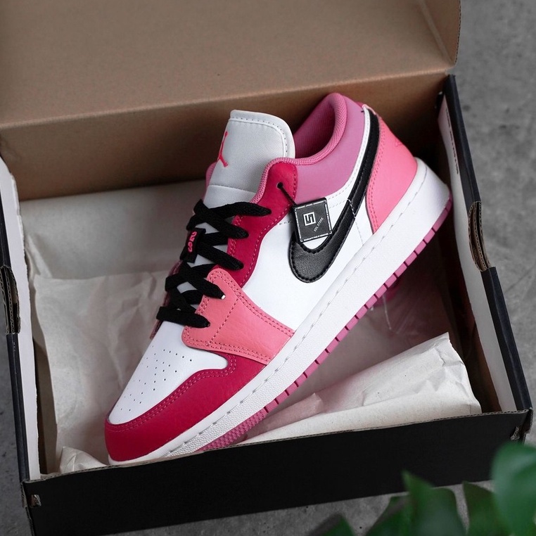 Jual Jordan 1 Low Pink Red (GS) Shopee Indonesia