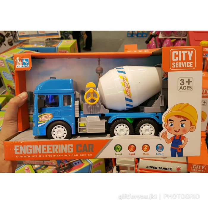 Jual Mainan Anak Mobil Truck Engineering Car Merk Linda | Shopee Indonesia