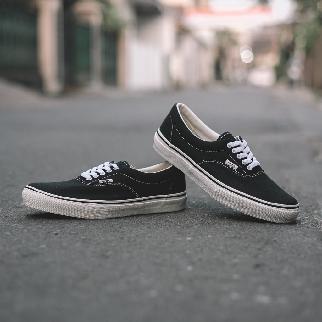 VANS JAPAN ERA ORIGINAL V95CLA BLACK WHITE Shopee Indonesia