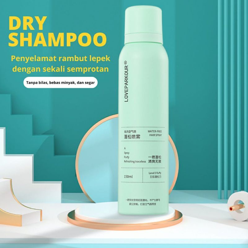 Jual DRY SHAMPOO / spray rambut lepek dan berminyak/ semprotan untuk