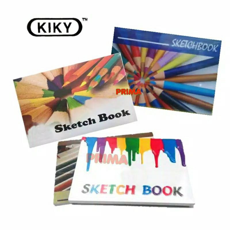 BUKU SKETSA / SKETCHBOOK A4 KIKY ISI 50 LEMBAR Shopee Indonesia