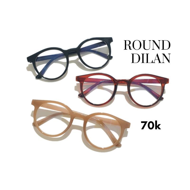 Jual KACAMATA Round Dilan (Glasses) Indonesia